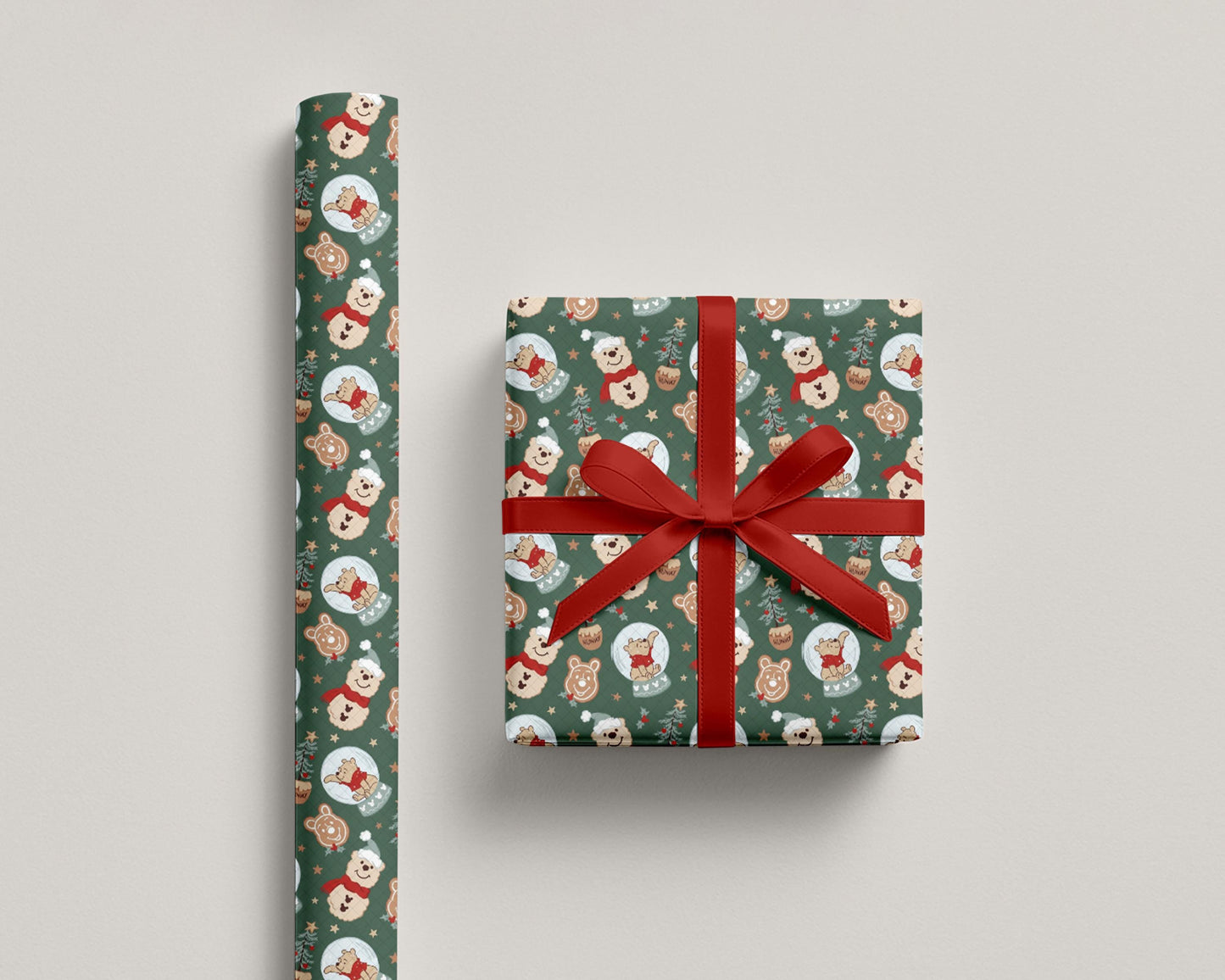 Winnie Christmas Wrapping Paper