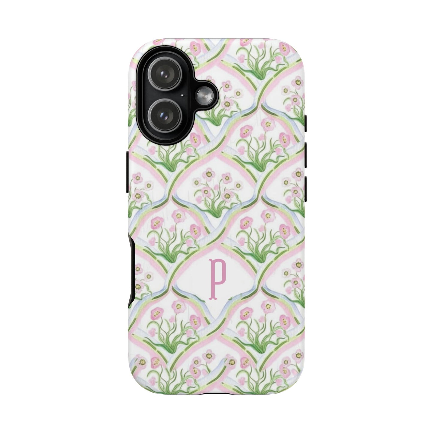 Pink Floral Personalized Phone Case
