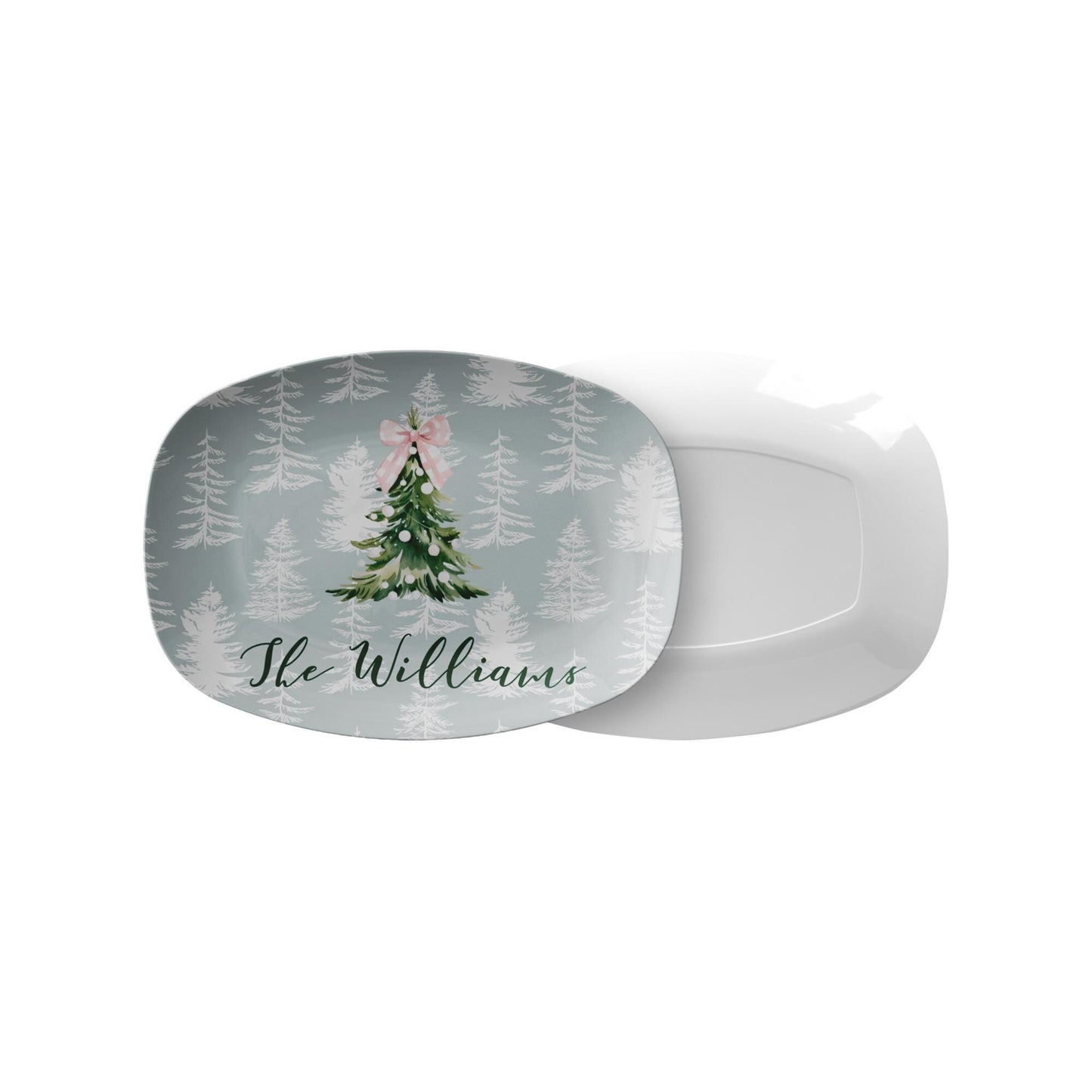Personalized Christmas Tree Platter