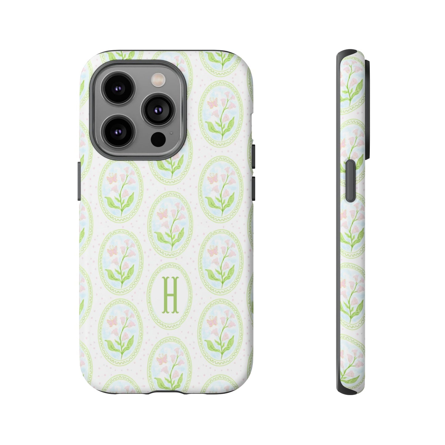 Floral Monogram Phone Case