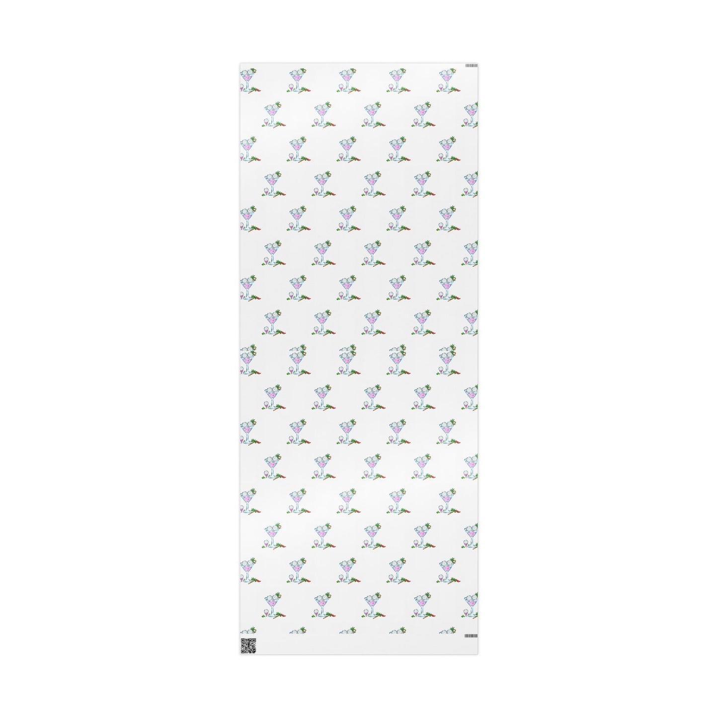 Golf Martini Wrapping Paper