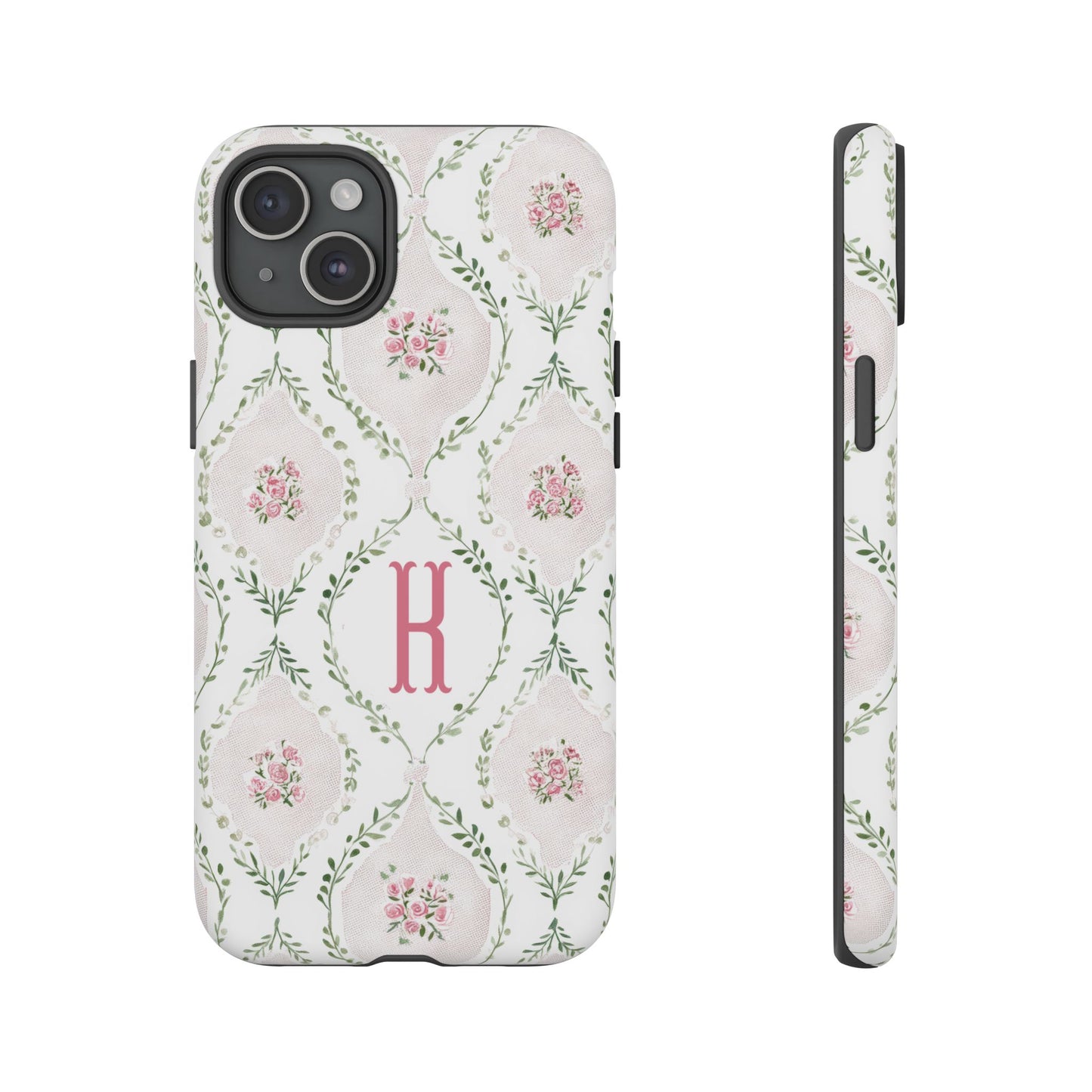 Vintage Coquette Floral Personalized Phone Case