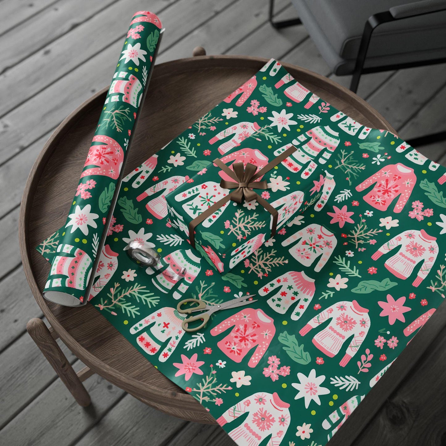 Christmas Sweater Wrapping Paper