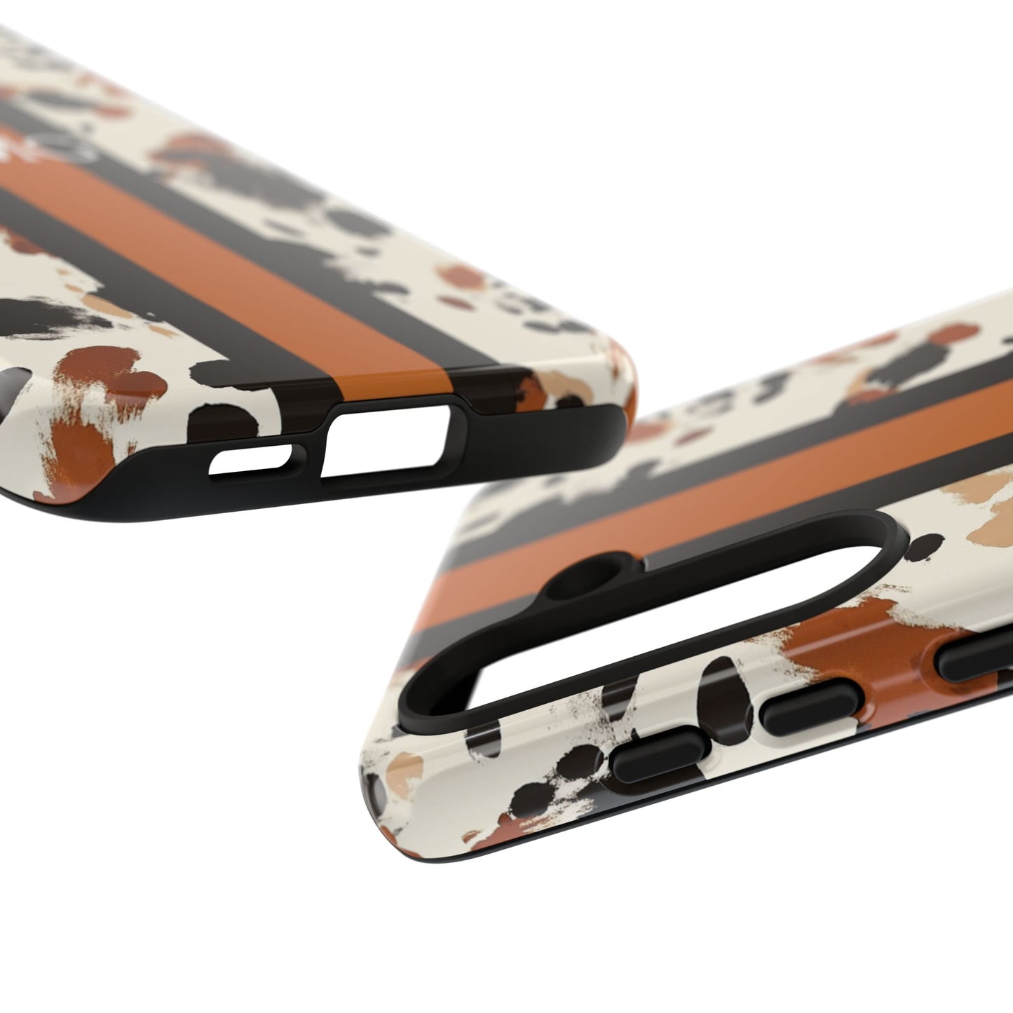 Cowhide Monogram Phone Case