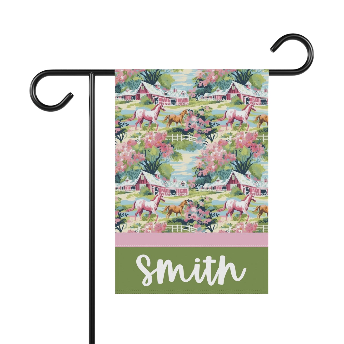 Personalized Horse Farm Garden Flag