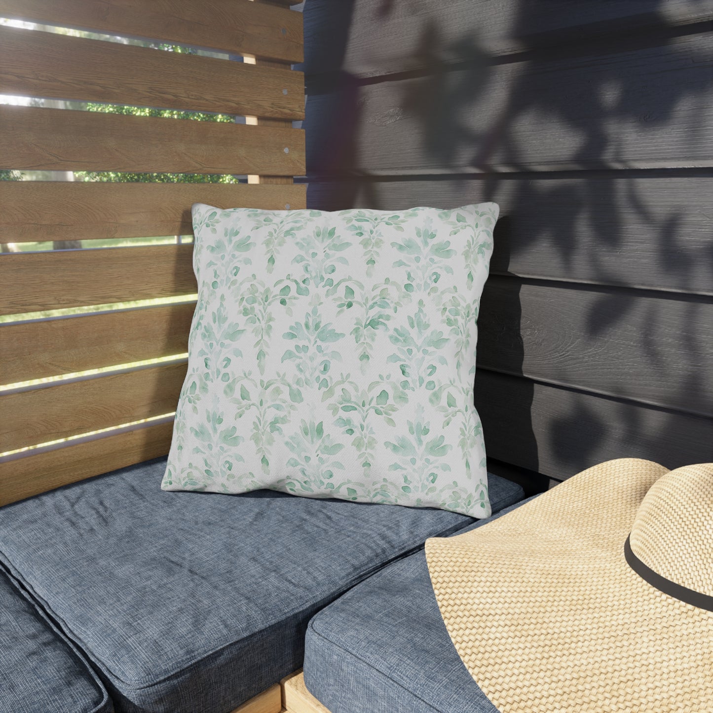 Coastal Abstract Outdoor Pillow