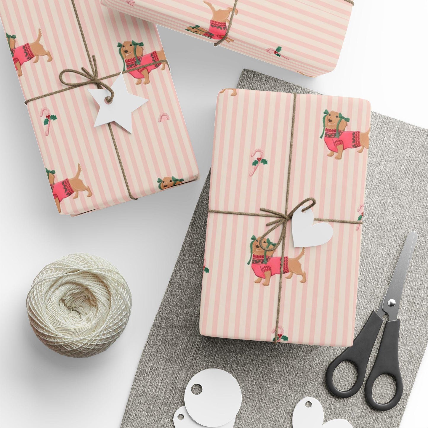 Dachshund Christmas Gift Wrap