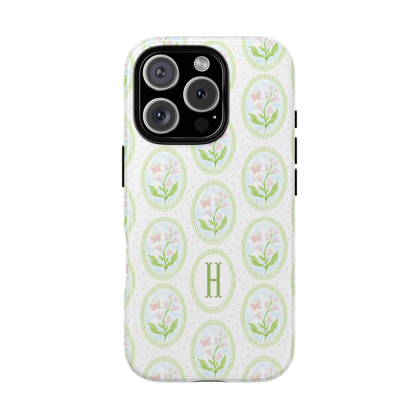 Floral Monogram Phone Case