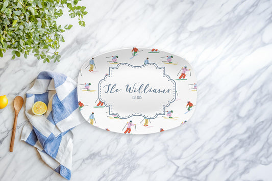 Ski Lodge Personalized Platter