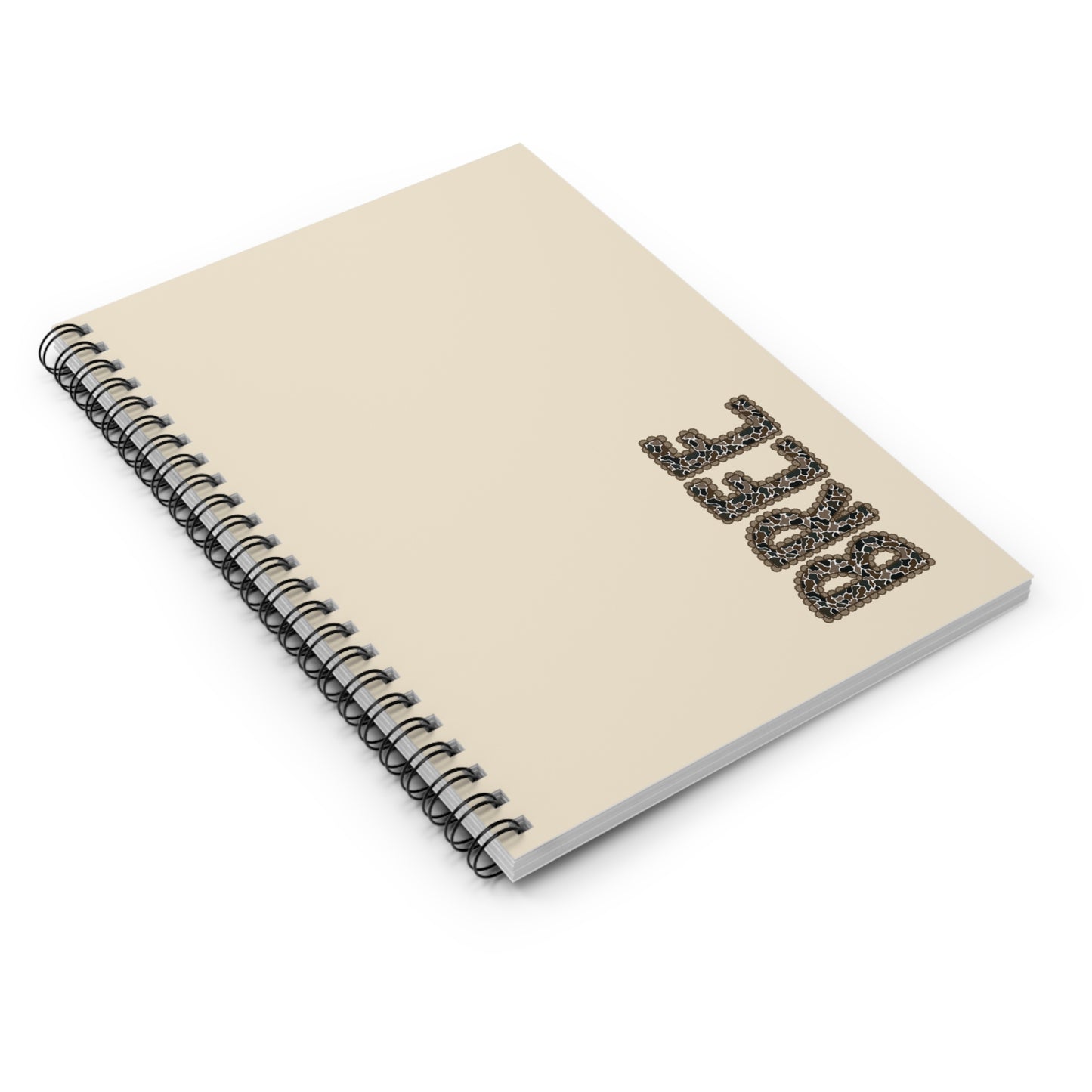 Personalized Girly Camo Notebook
