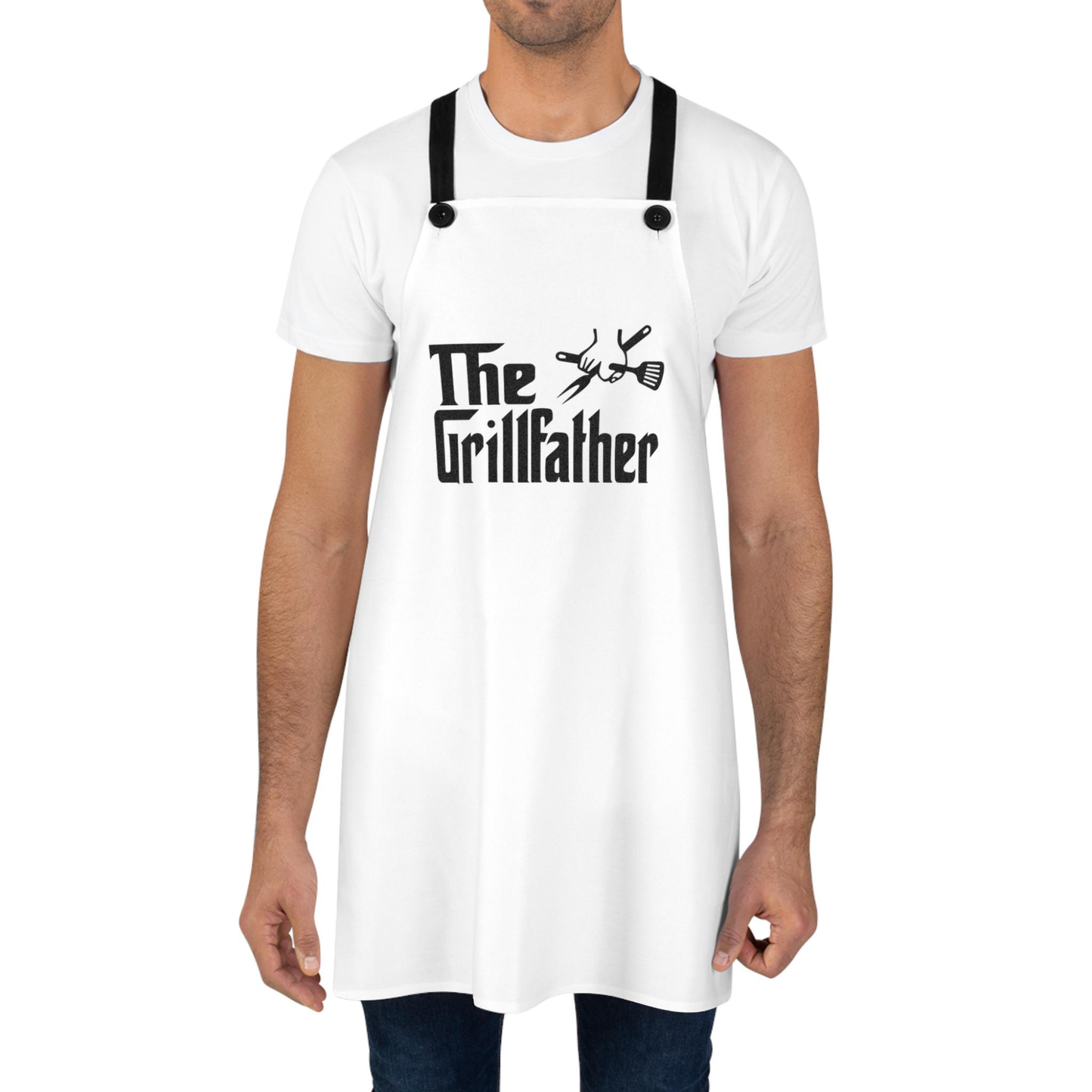 Grill Master Apron | BBQ Cooking Apron for Dads and Grandpa Fathers Day Gift