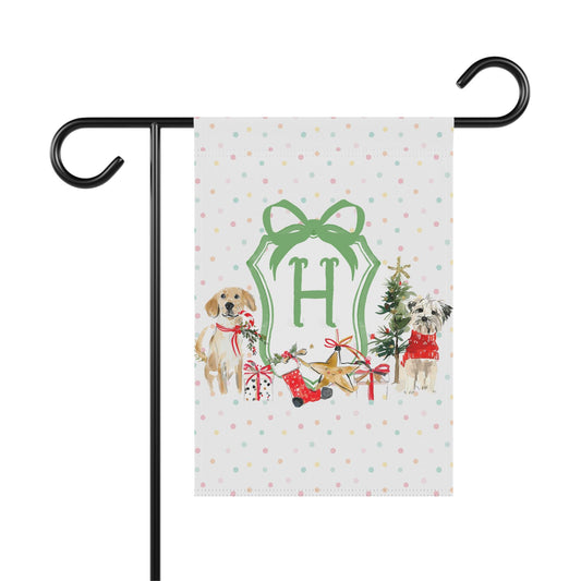 Personalized Christmas Pet Garden Flag