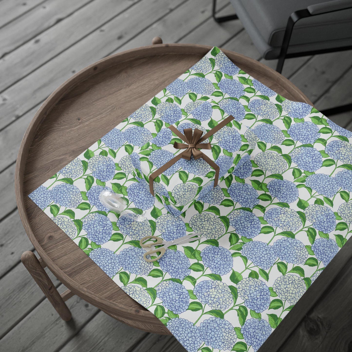 Hydrangea Wrapping Paper