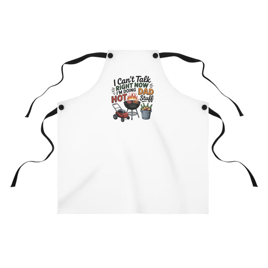 Fathers Day Apron Gift Dad Hot Stuff Apron