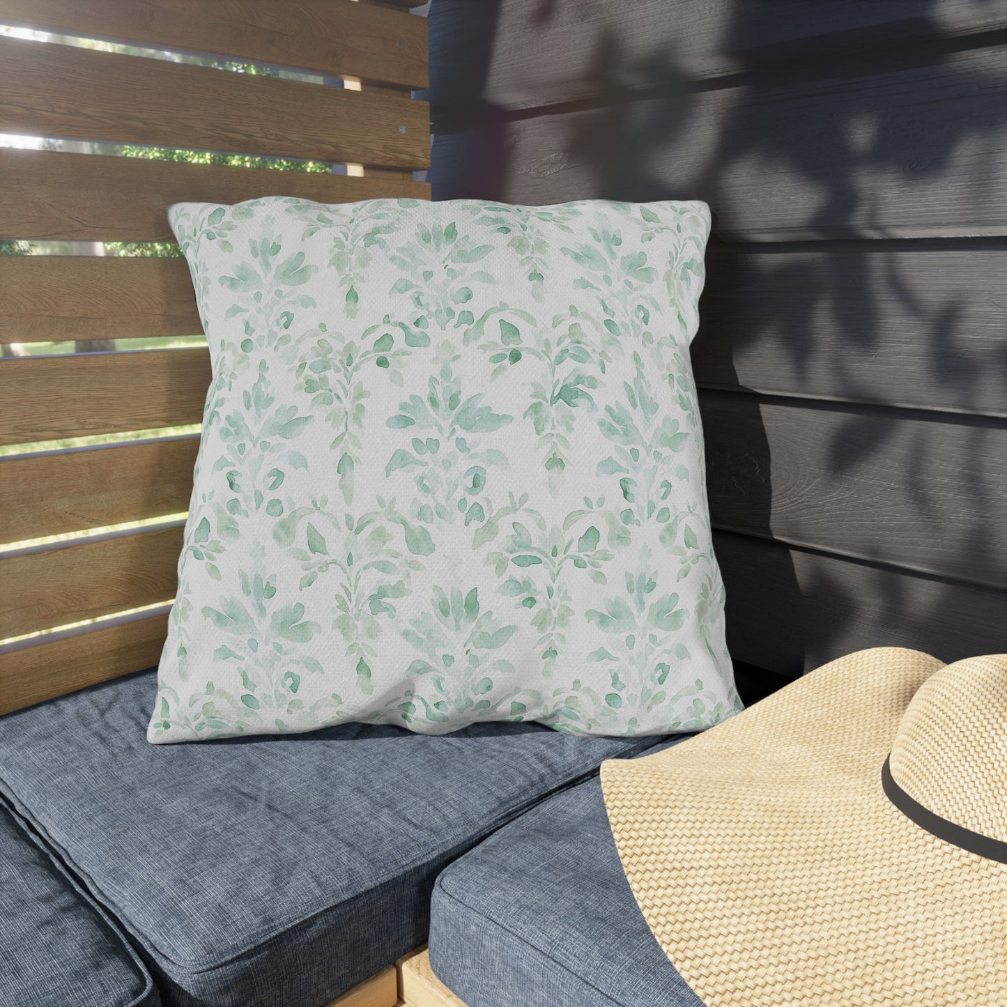 Coastal Abstract Outdoor Pillow