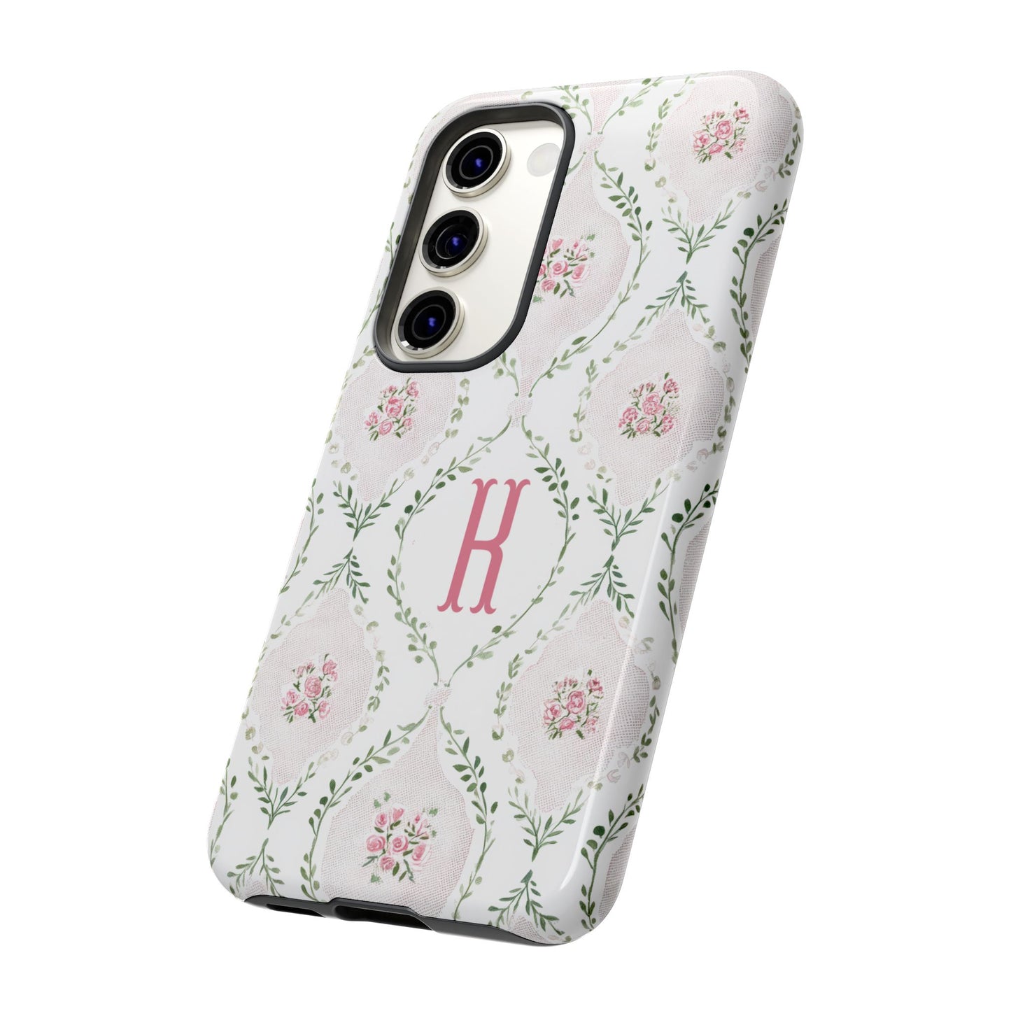Vintage Coquette Floral Personalized Phone Case