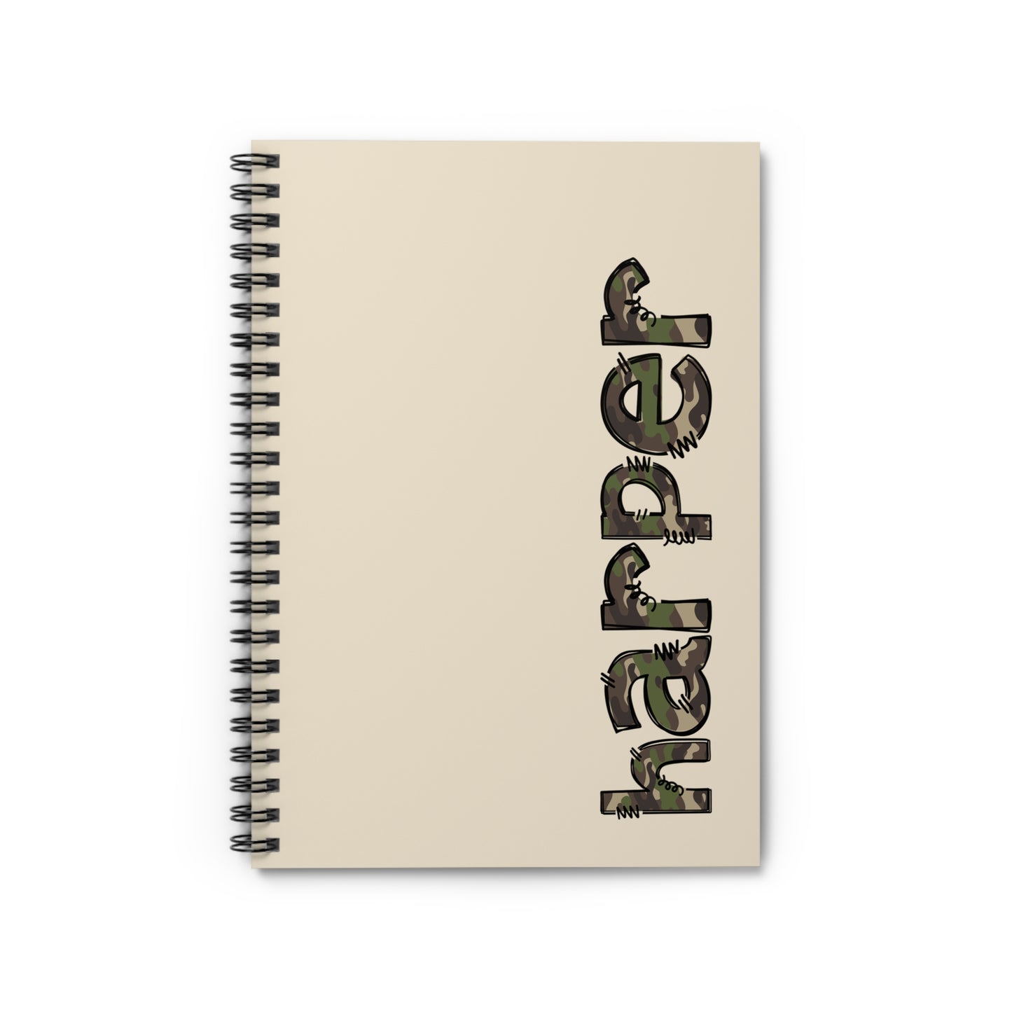 Personalized Camo Name Spiral Notebook