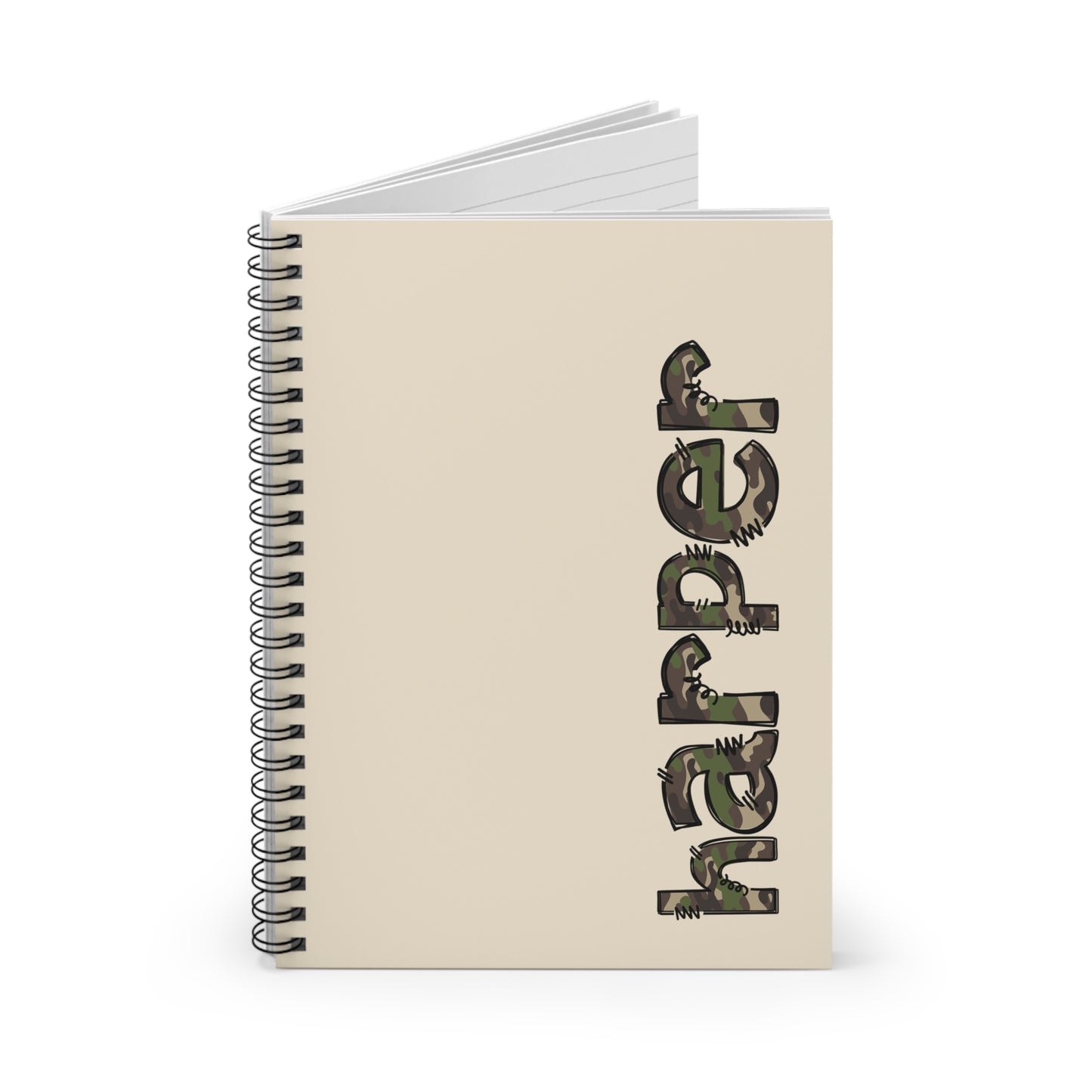 Personalized Camo Name Spiral Notebook