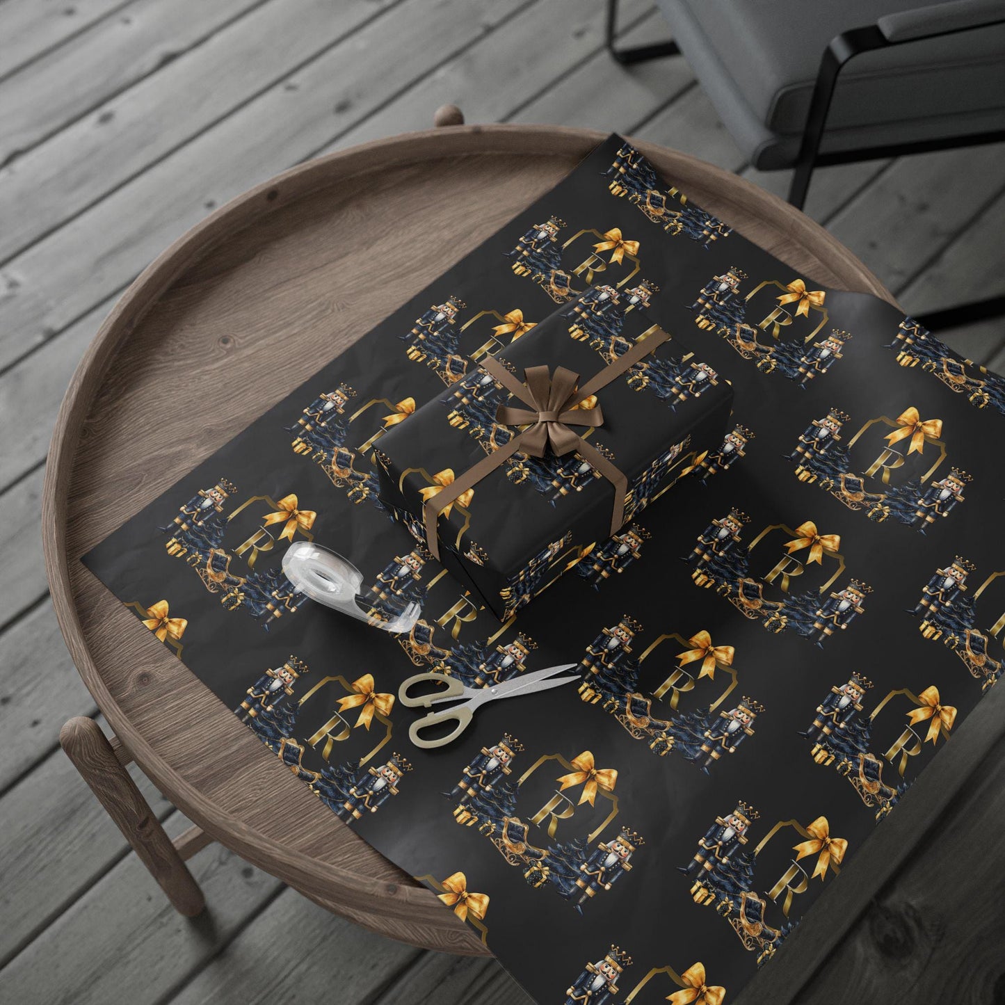 Luxury Nutcracker Personalized Wrapping Paper