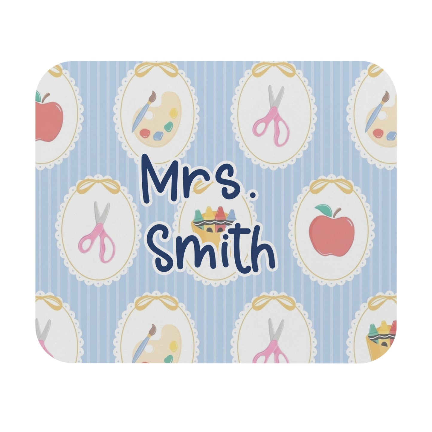Personalized Teacher Mouse Pad, Custom Teacher Gift, Teacher Appreciation Gift, End of Year Teacher Gift, Custom Name Mousepad for Teacher