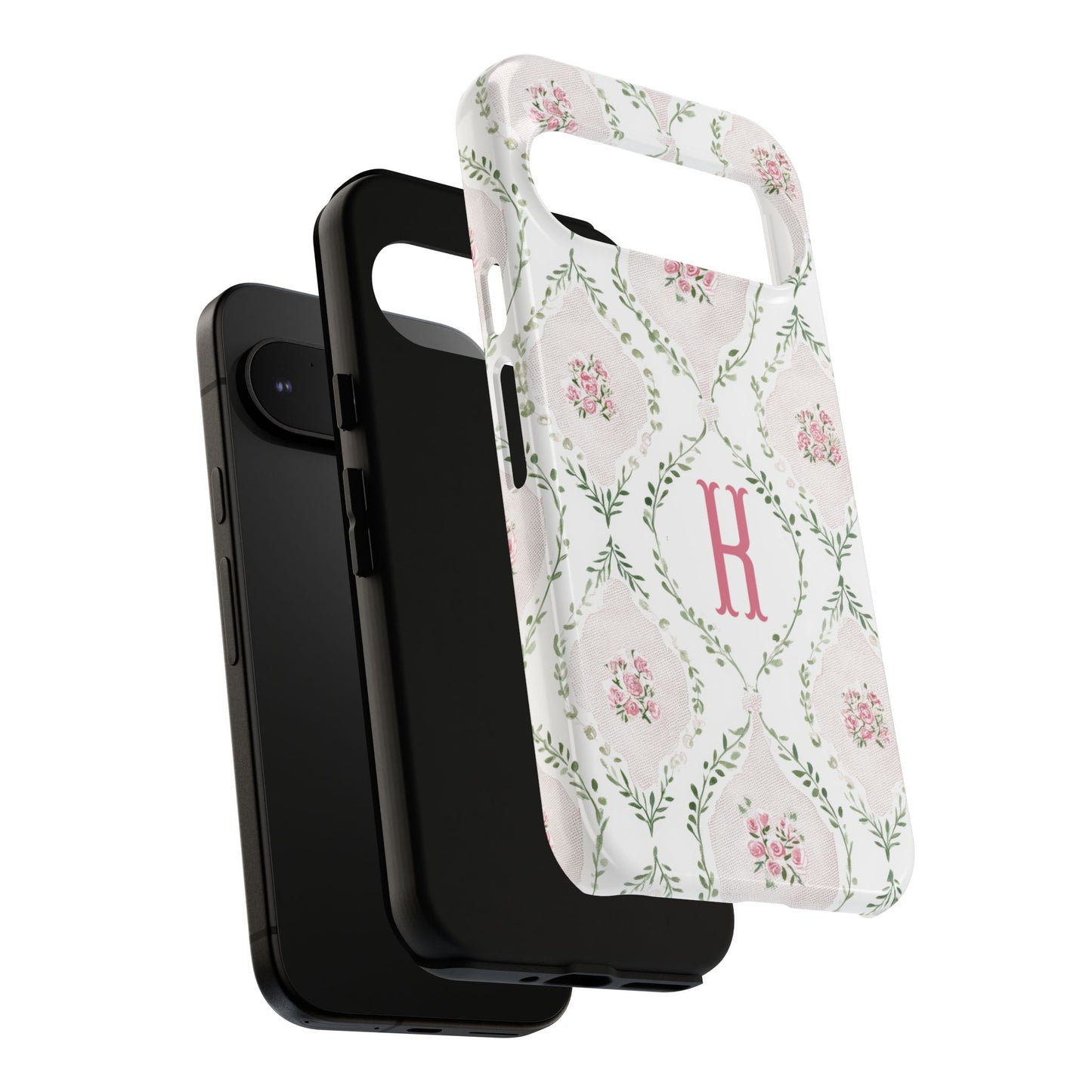Vintage Coquette Floral Personalized Phone Case