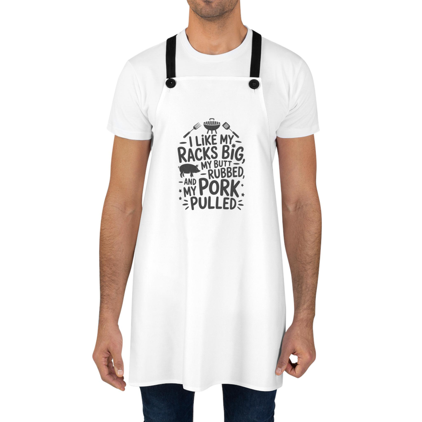 Grill Master Apron | BBQ Cooking Apron for Dads and Grandpa Fathers Day Gift
