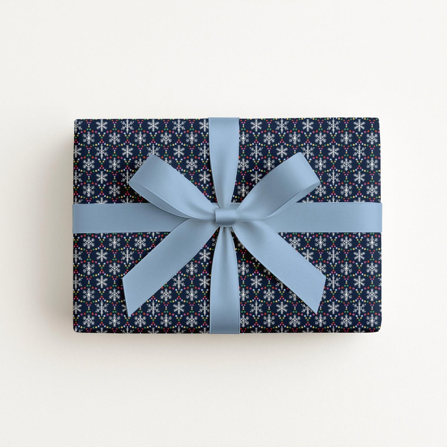 Snowflake Gumdrop Wrapping Paper