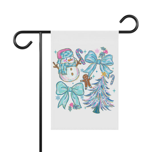 Whimsical Winter Garden Flag