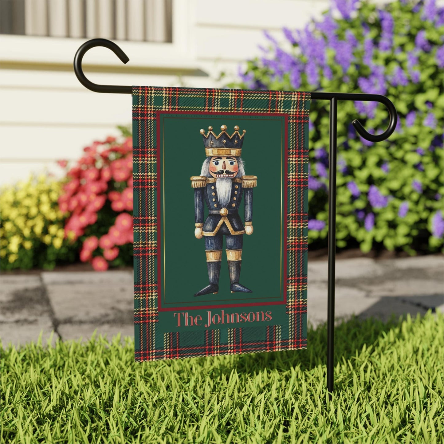 Ralph Lauren Inspired Nutcracker Garden Flag Personalized