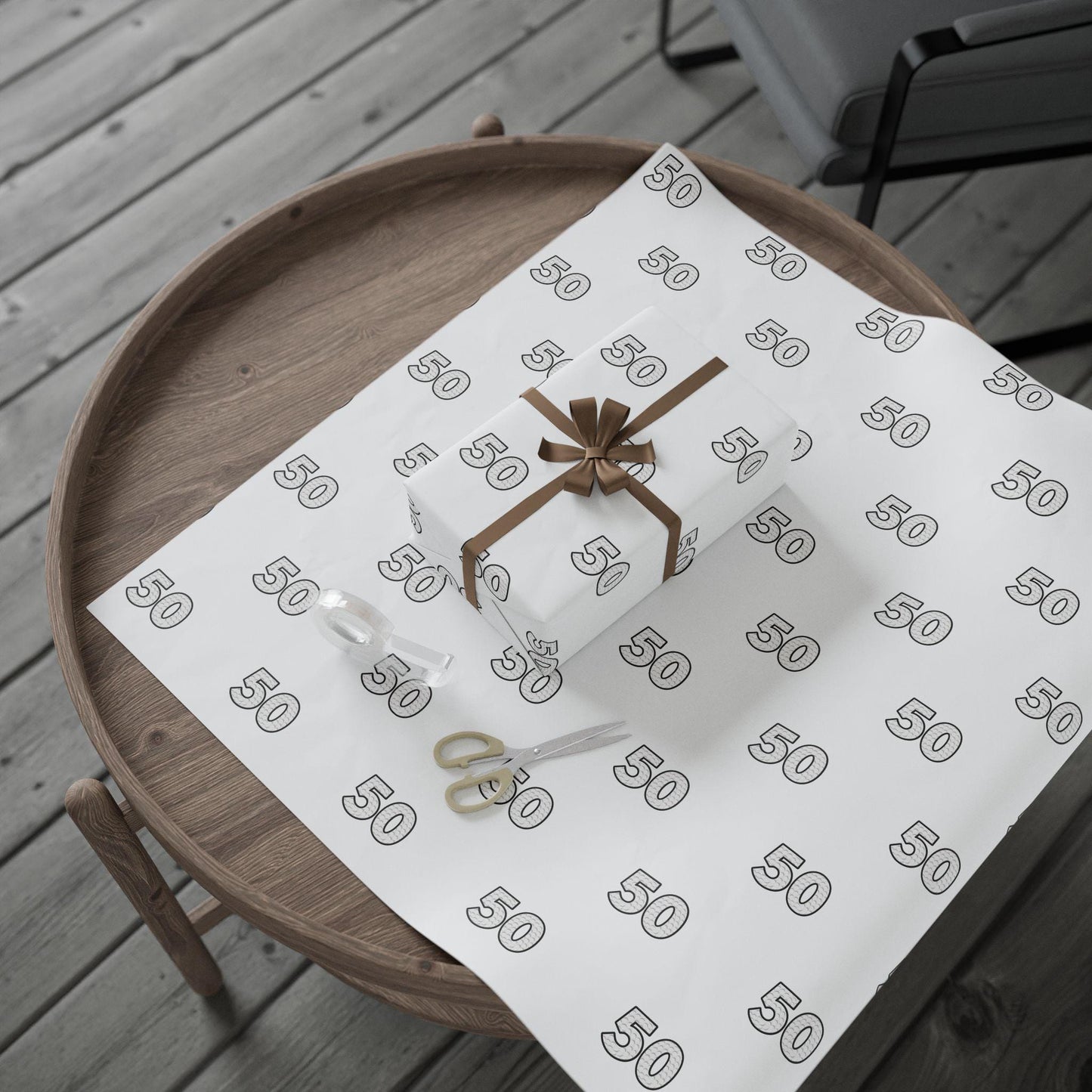 Personalized Golf Wrapping Paper Custom Age