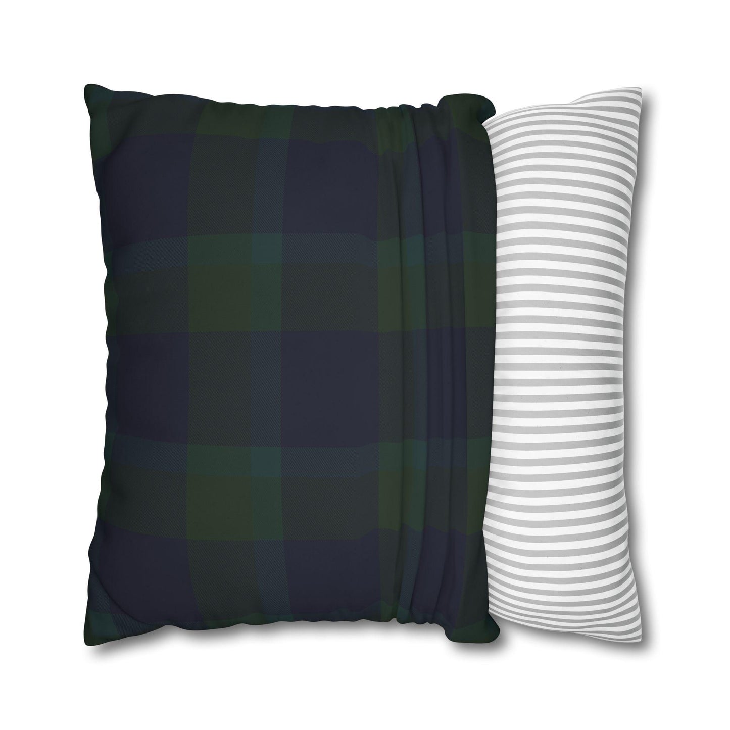 Tartan Plaid Pillowcase Square Poly Canvas Pillowcase