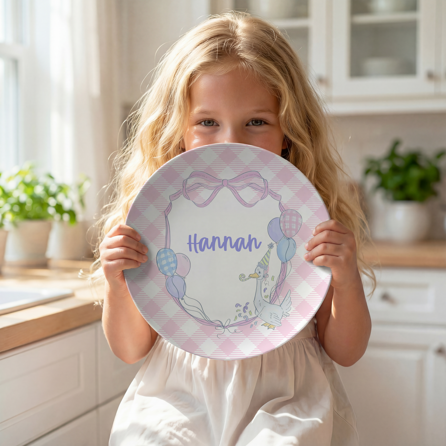 Personalized Birthday Goose Plate | Custom Birthday Plate for Kids | Birthday Keepsake Plate | Personalized Birthday Celebration Plate