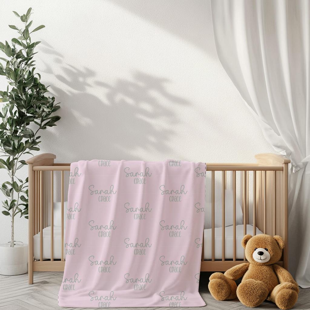 Baby Name Blanket