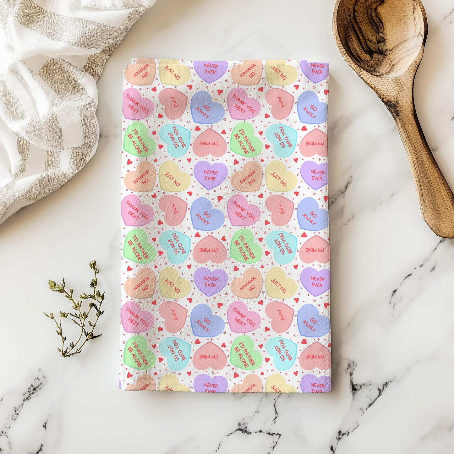 Galentines Tea Towel