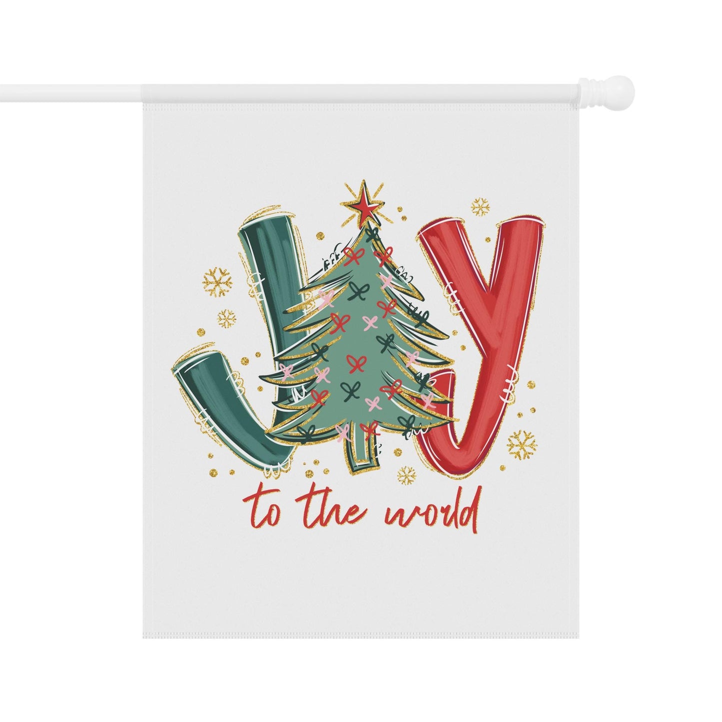 Joy to the World Garden Flag