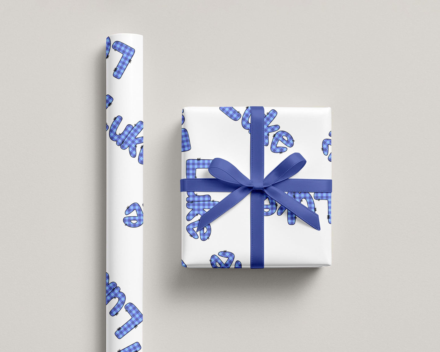 Custom Name Wrapping Paper