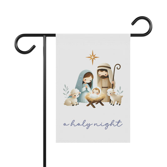 O Holy Night Garden Flag
