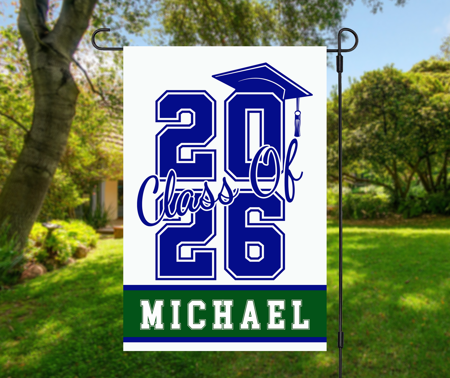 Custom Class of 2026 Graduation Garden Flag