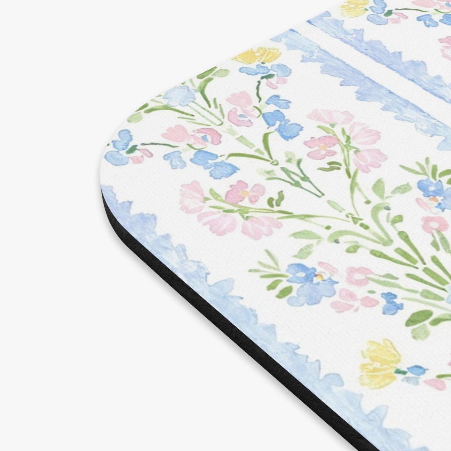 Monogram Floral Mouse Pad