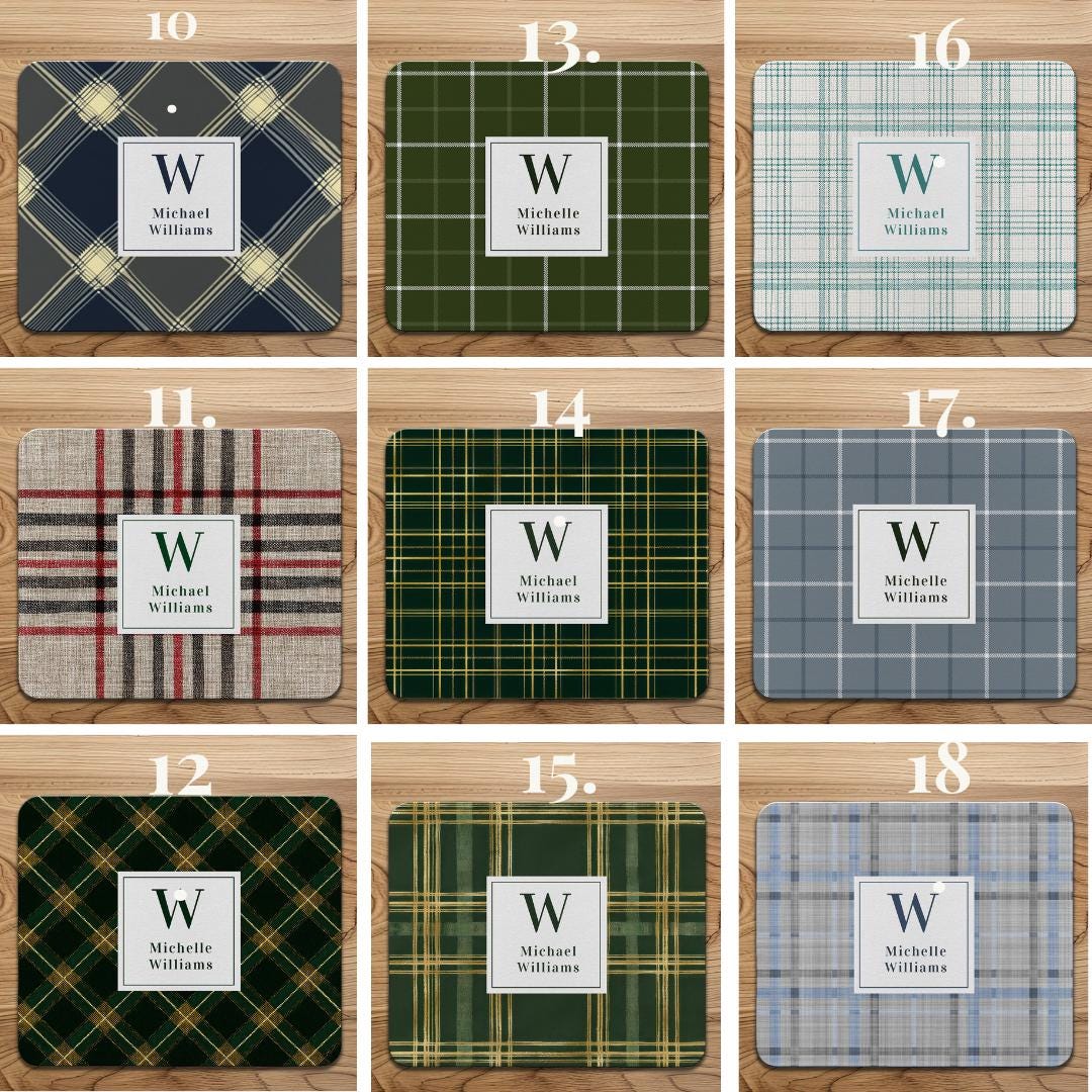 Masculine Personalized Mouse Pad