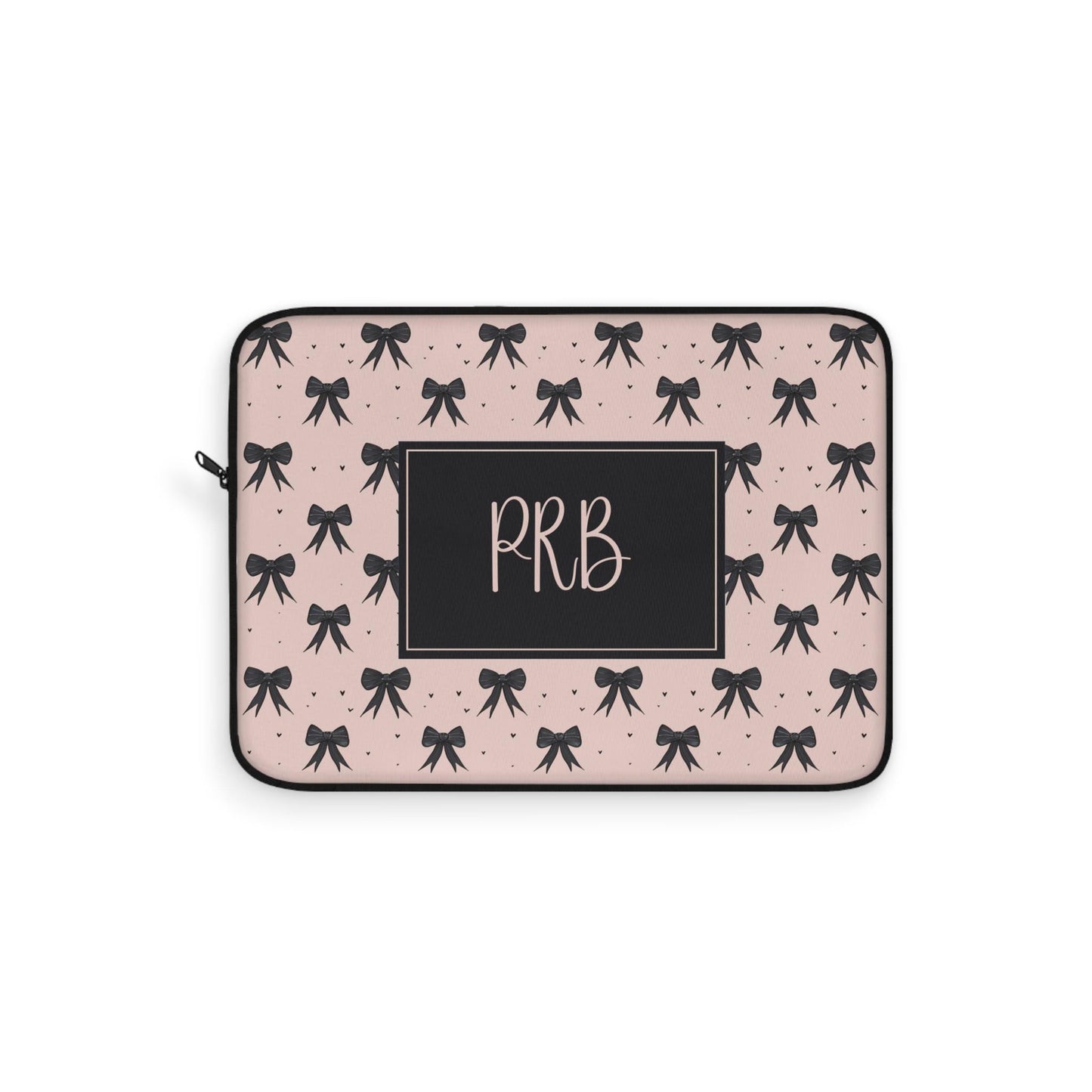 Personalized Hearts Laptop Sleeve