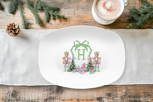 Nutcracker Monogram Serving Platter