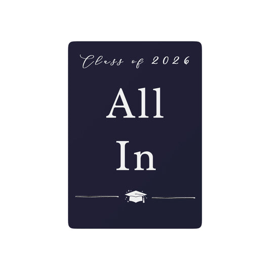 All In Personalized Playing Cards Class of 2026