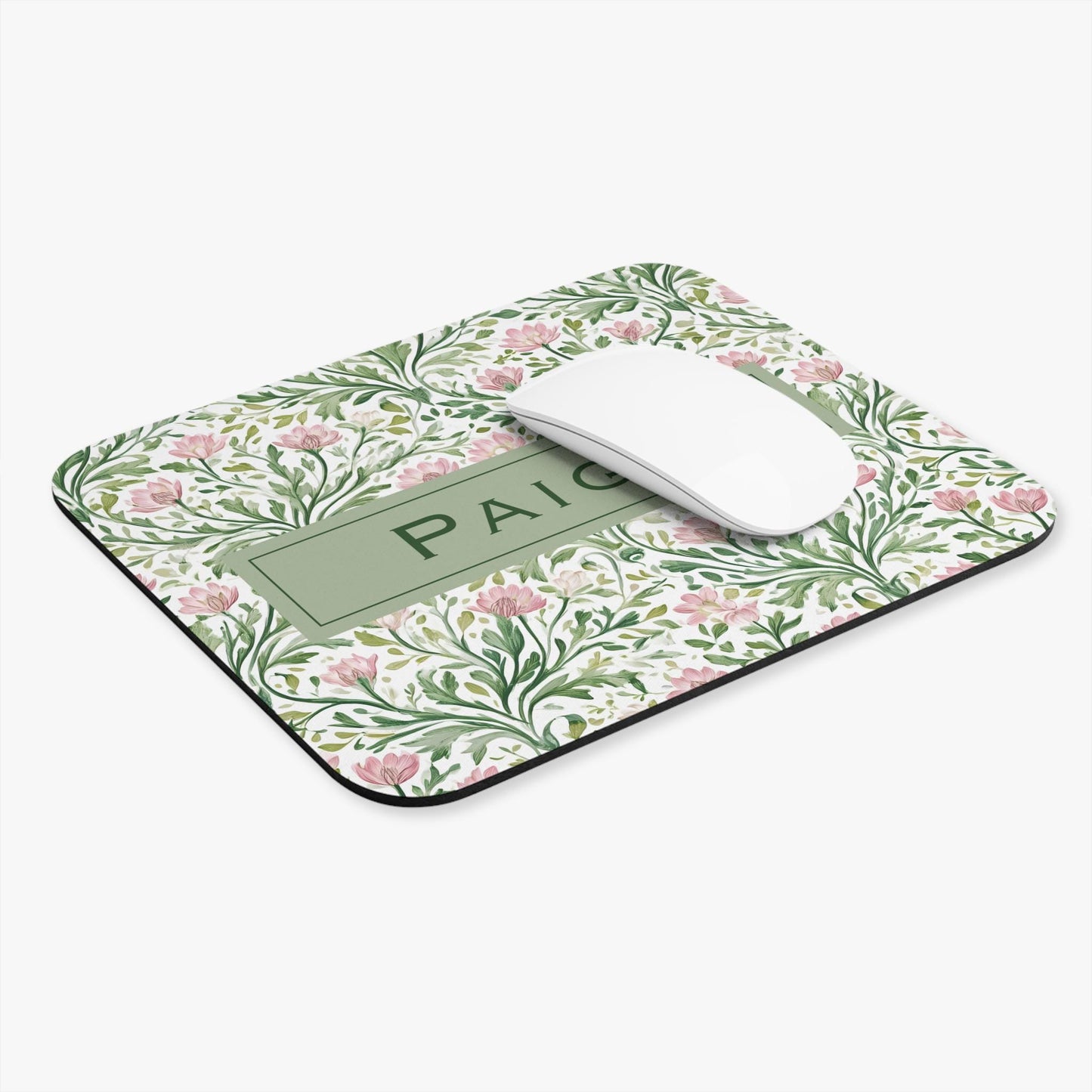 Floral Personalized Mouse Pad