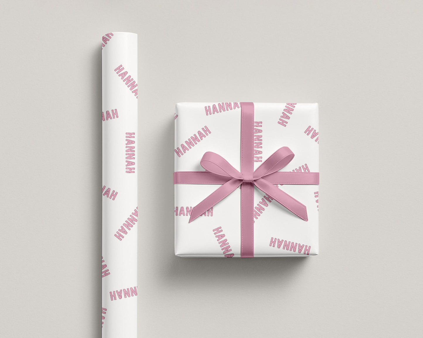 Custom Name Wrapping Paper
