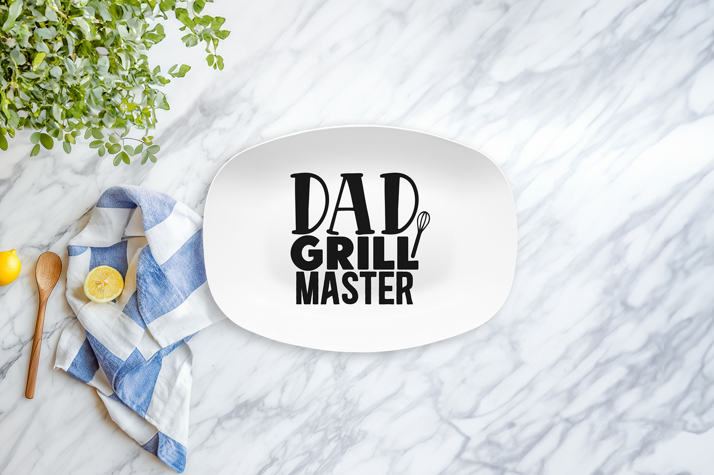 Dad’s BBQ Platter The Grill Master Tray