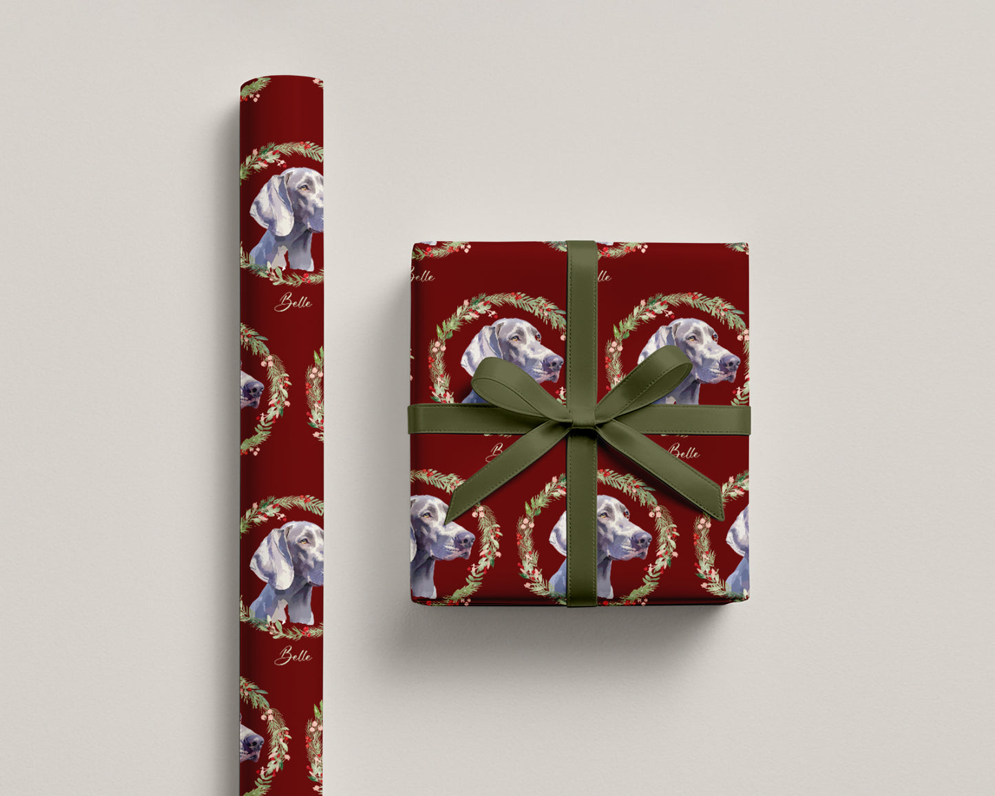 Personalized Pet Christmas Wrapping Paper