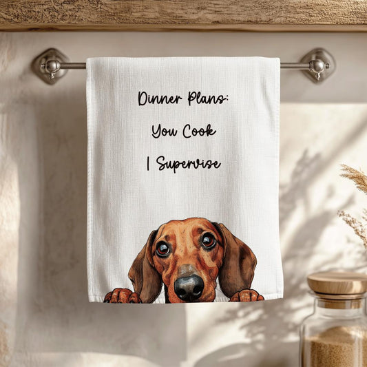 Dog Tea Towel – Personalized with Any Dog Breed!