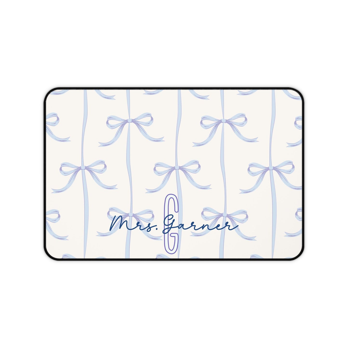 Blue Ribbon Desk Pad Personalized