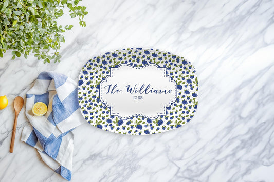Blueberry Personalized Platter